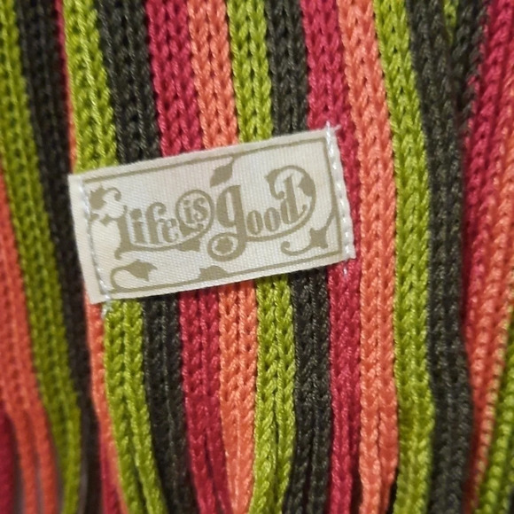 Life is Good Womens Multifunctional Scarf Wrap Knit - Picture 10 of 12